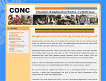 Tablet Screenshot of conc.org.au